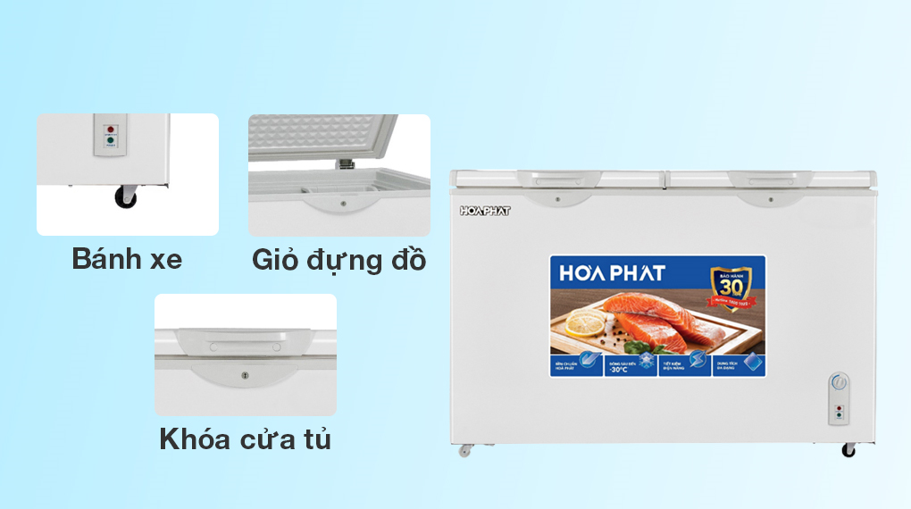 Tủ đông Hòa Phát 352 Lít HPF AD6352 - Tiện ích